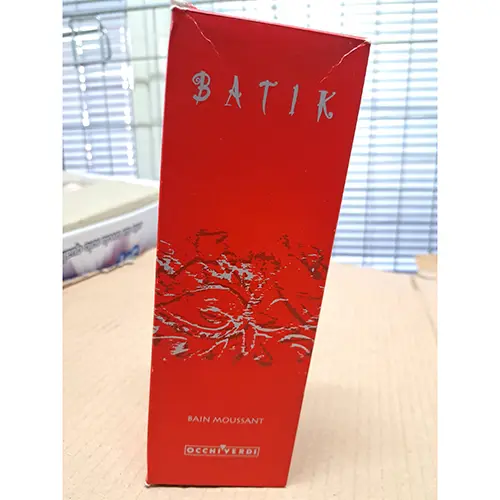 Photo de l’avis officiel: Occhi verdi Batik Mousse de bain — risque: Risque chimique