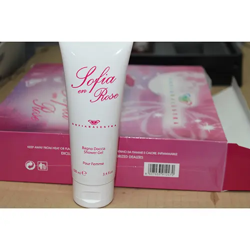 Photo de l’avis officiel: Sofia Balestra Sofia en Rose Gel douche — risque: Risque chimique