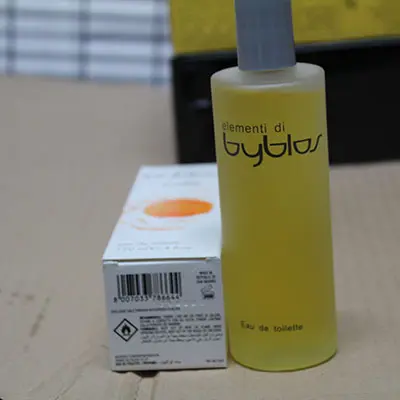 Photo de l’avis officiel: Byblos Sole Eau de toilette — risque: Risque chimique (A12/03472/24)