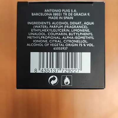 Foto dell’avviso ufficiale: Prada Luna Rossa Deodorante spray — rischio: Rischio chimico