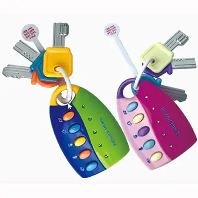 Foto uit de officiële melding: Baby Toy Musical Car Key Vocal Smart Remote Car Plastic speelgoed — risico: Verstikking door inslikken
