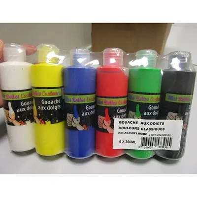 Foto dell’avviso ufficiale: Mes belles couleurs Gouaches aux doigts Vernice per dita — rischio: Rischio chimico