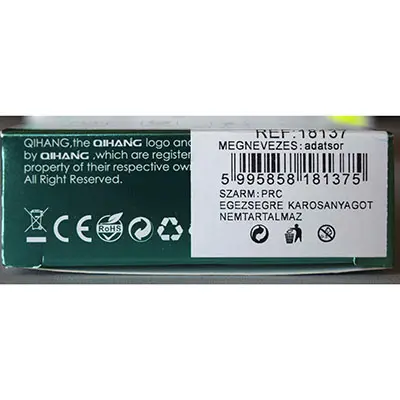 Photo de l’avis officiel: Qihang 10W FAST CHARGER 3.0A With data charging cable For Type-C USB Chargeur USB — risque: Choc électrique