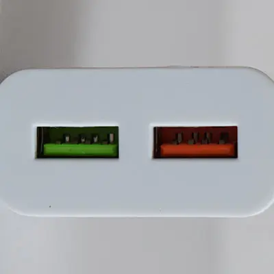 Photo from the official notice: TREQA Fast charger (on the packaging), TRAVEL ADAPTER (on the product) usb charger — electric shock risk