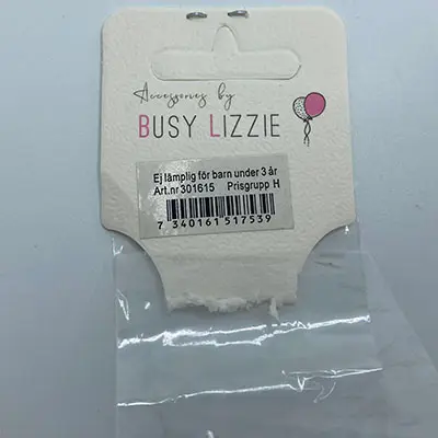 Photo de l’avis officiel: Busy Lizzie Necklace Best Friends Heart Purple Collier — risque: Risque chimique