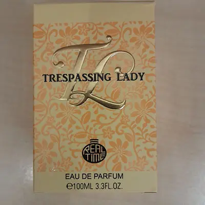 Photo de l’avis officiel: REAL TIME Trespassing Lady Eau de Parfum — risque: Risque chimique