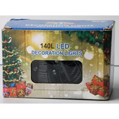 Photo de l’avis officiel: 140L LED DECORATION LIGHTS Chaîne d'éclairage — risque: Choc électrique