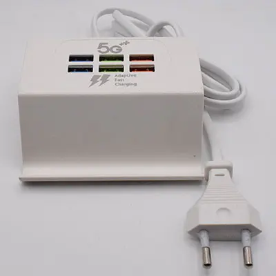 Foto aus der offiziellen Meldung: ORIGINAL 6USB STAND CHARGER USB-Ladegerät — Risiko: Elektrischer Schlag