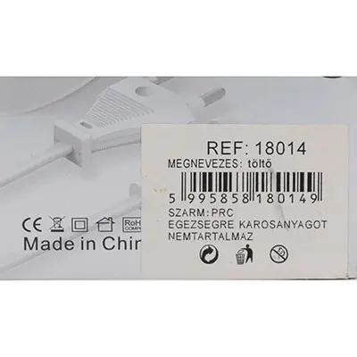 Foto aus der offiziellen Meldung: ORIGINAL 6USB STAND CHARGER USB-Ladegerät — Risiko: Elektrischer Schlag
