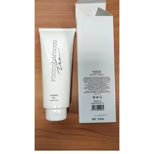 Photo de l’avis officiel: roccobarocco tre Gel douche — risque: Risque chimique