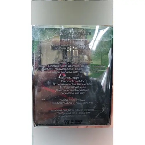 Photo de l’avis officiel: Elegance New Brand Eau de toilette — risque: Risque chimique