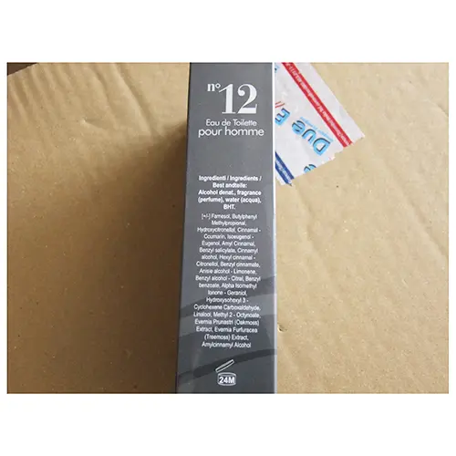 Photo de l’avis officiel: DolciSguardi profumi n°12 Eau de toilette — risque: Risque chimique