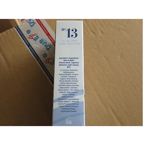 Photo de l’avis officiel: DolciSguardi profumi n° 13 Eau de toilette — risque: Risque chimique