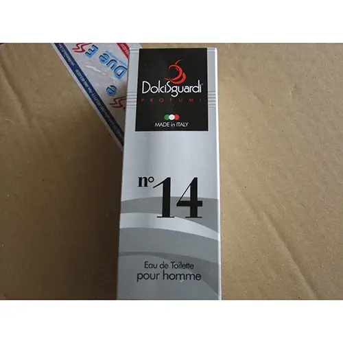 Photo de l’avis officiel: n° 14 Eau de toilette — risque: Risque chimique