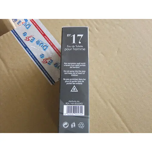 Photo de l’avis officiel: DolciSguardi profumi n° 17 Eau de toilette — risque: Risque chimique