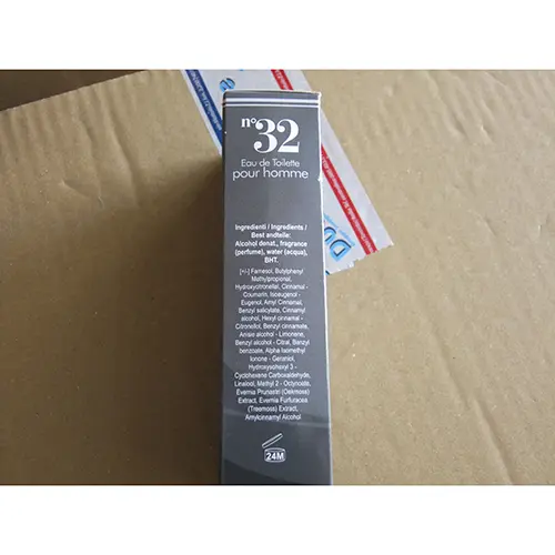 Photo de l’avis officiel: DolciSguardi profumi n° 32 Eau de toilette — risque: Risque chimique