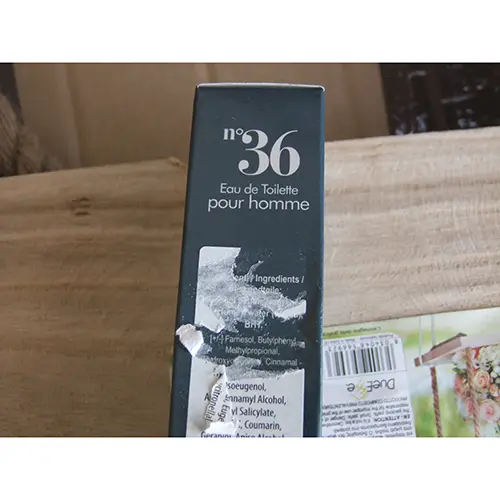 Foto dell’avviso ufficiale: DolciSguardi profumi n° 36 Profumo — rischio: Rischio chimico