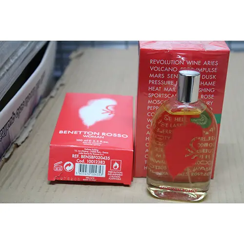 Photo de l’avis officiel: BENETTON Rosso Woman Eau de toilette — risque: Risque chimique