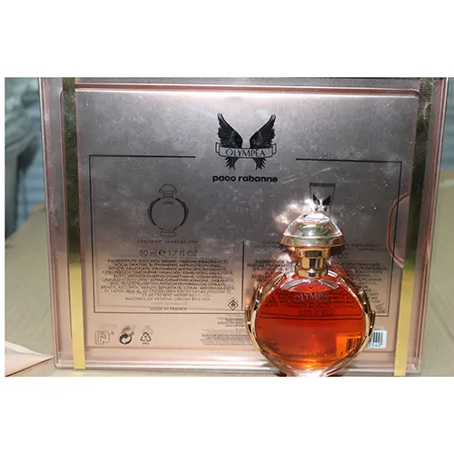 Photo de l’avis officiel: Paco Rabanne Olympea Parfum et lotion pour le corps — risque: Risque chimique