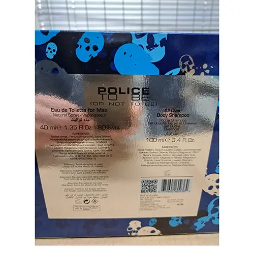 Photo de l’avis officiel: Police To be Ensemble cosmétique — risque: Risque chimique