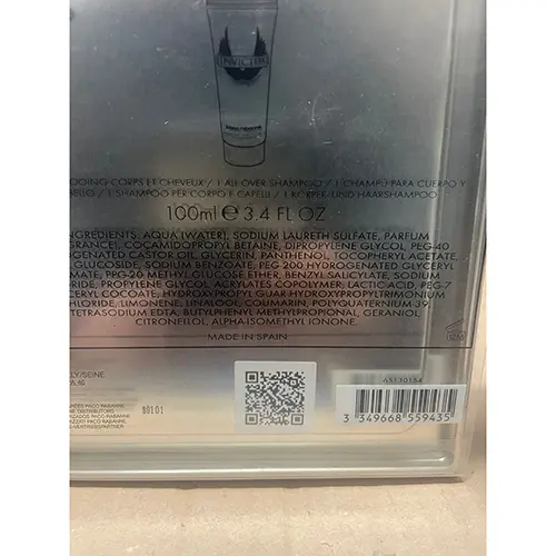 Photo de l’avis officiel: Paco Rabanne Invictus Ensemble cosmétique — risque: Risque chimique