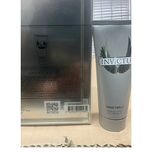 Photo de l’avis officiel: Paco Rabanne Invictus Ensemble cosmétique — risque: Risque chimique