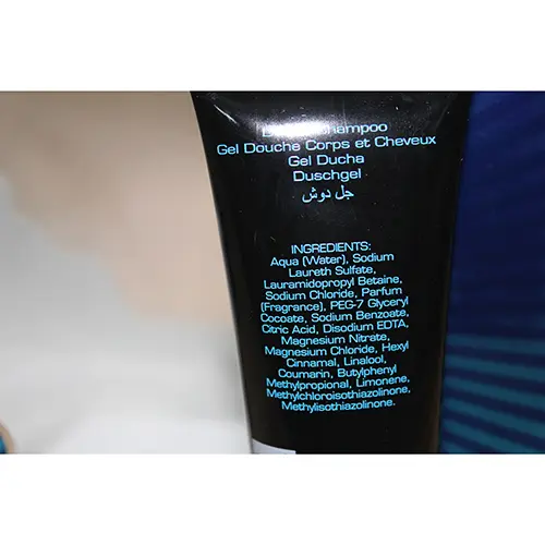 Foto uit de officiële melding: Police To be Lichaamsshampoo — risico: Chemische risico's