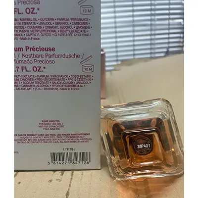 Photo de l’avis officiel: Lancome Paris Tresor Ensemble cosmétique — risque: Risque chimique