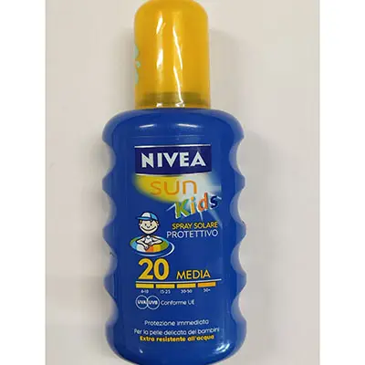 Photo de l’avis officiel: Nivea Sun kids Spray solaire — risque: Risque chimique