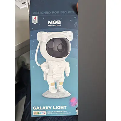 Foto aus der offiziellen Meldung: MOB Galaxy Light Projektor Galaxy Light Milky way Laserpointer — Risiko: Sehschaden