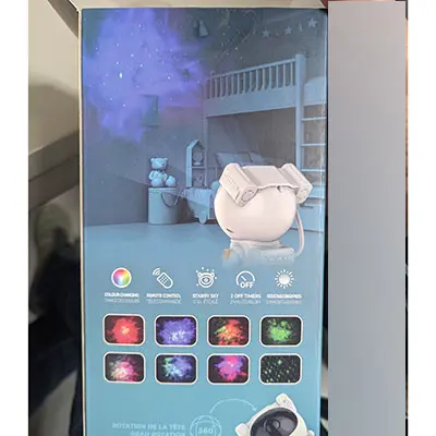 Foto aus der offiziellen Meldung: MOB Galaxy Light Projektor Galaxy Light Milky way Laserpointer — Risiko: Sehschaden