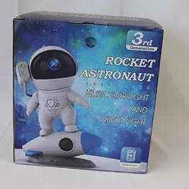 Foto do aviso oficial: ITSHINY Rocket Astronaut, Music star light and night light Projetor de brinquedos — risco: Lesões oculares