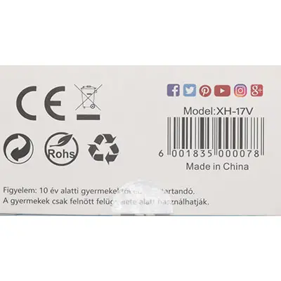 Photo de l’avis officiel: XINHUA 2.4A FAST SMART CHARGER Chargeur USB — risque: Choc électrique