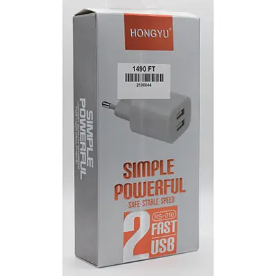 Photo de l’avis officiel: Hongyu, Rong Shi Chargeur USB — risque: Choc électrique