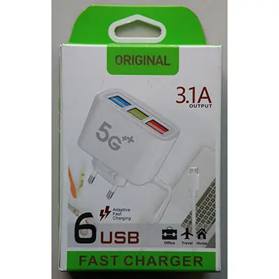 Photo from the official notice: ORIGINAL FAST CHARGING, FAST CHARGER, TRAVEL CHARGER, Adaptive Fast Charging usb charger — electric shock risk
