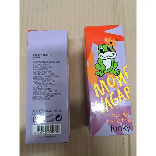 Photo de l’avis officiel: Monella Vagabonda Glamour / Funky Eau de toilette — risque: Risque chimique