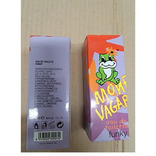 Photo de l’avis officiel: Monella Vagabonda Glamour / Funky Eau de toilette — risque: Risque chimique