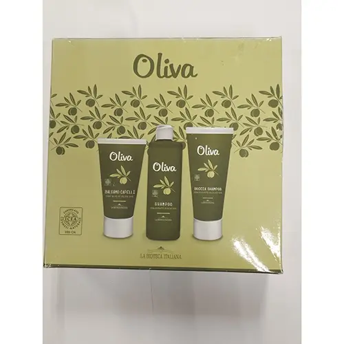 Photo de l’avis officiel: La Bioteca Italiana Oliva Ensemble cosmétique — risque: Risque chimique