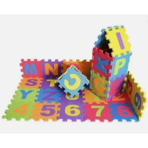 Zdjęcie z oficjalnego zgłoszenia: 36pcs Puzzle Kid Jouet Éducatif Alphabet Lettres Chiffre Tapis En Mousse Playmat — ryzyko: Zadławienie