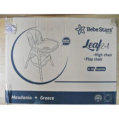 Foto dell’avviso ufficiale: BebeStars by Gilis / Leaf 2 in 1 High chair Play chair Seggiolone — rischio: Lesioni