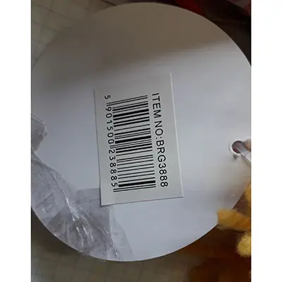 Foto do aviso oficial: DEEF Brinquedo macio — risco: Engasgamento