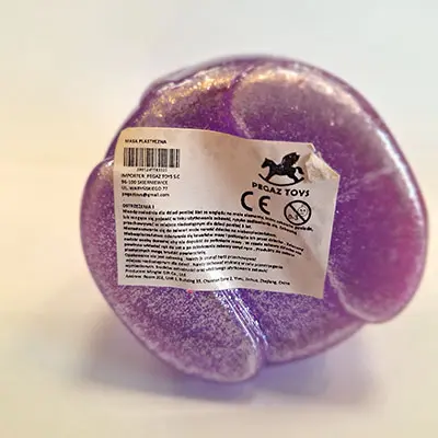 Photo de l’avis officiel: Pegaz Toys Masa Plastyczna Slime de jouet — risque: Risque chimique