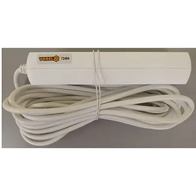 Foto do aviso oficial: Vorel Extension cord Chumbo de extensão — risco: Choque elétrico