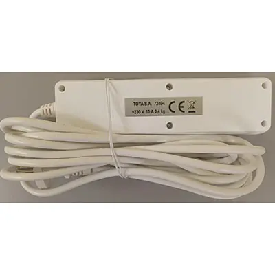 Foto do aviso oficial: Vorel Extension cord Chumbo de extensão — risco: Choque elétrico