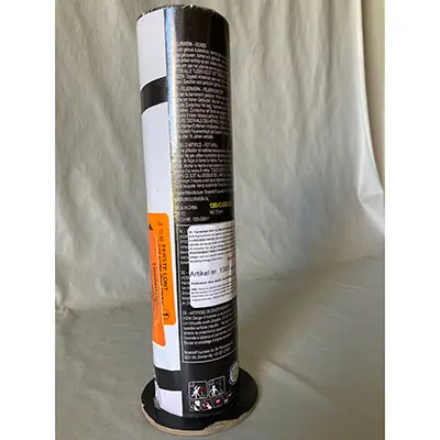 Photo from the official notice: Magnum Splendid Fireworks 2" R.T.C. — burns & damage to sight risk
