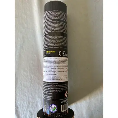Photo from the official notice: Magnum Splendid Fireworks 2" R.T.C. — burns & damage to sight risk