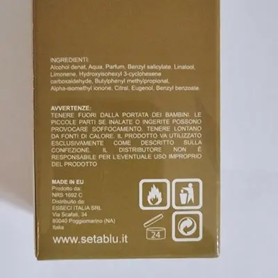 Photo de l’avis officiel: Setablu 16 Her Parfum — risque: Risque chimique