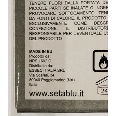 Photo de l’avis officiel: Setablu 12 Her Parfum — risque: Risque chimique