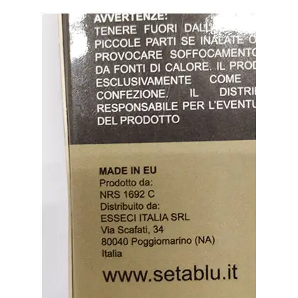 Photo de l’avis officiel: Setablu 11 Her Parfum — risque: Risque chimique