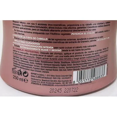 Foto dell’avviso ufficiale: Biopoint Color Vivo Mascarilla Maschera per capelli — rischio: Rischio chimico